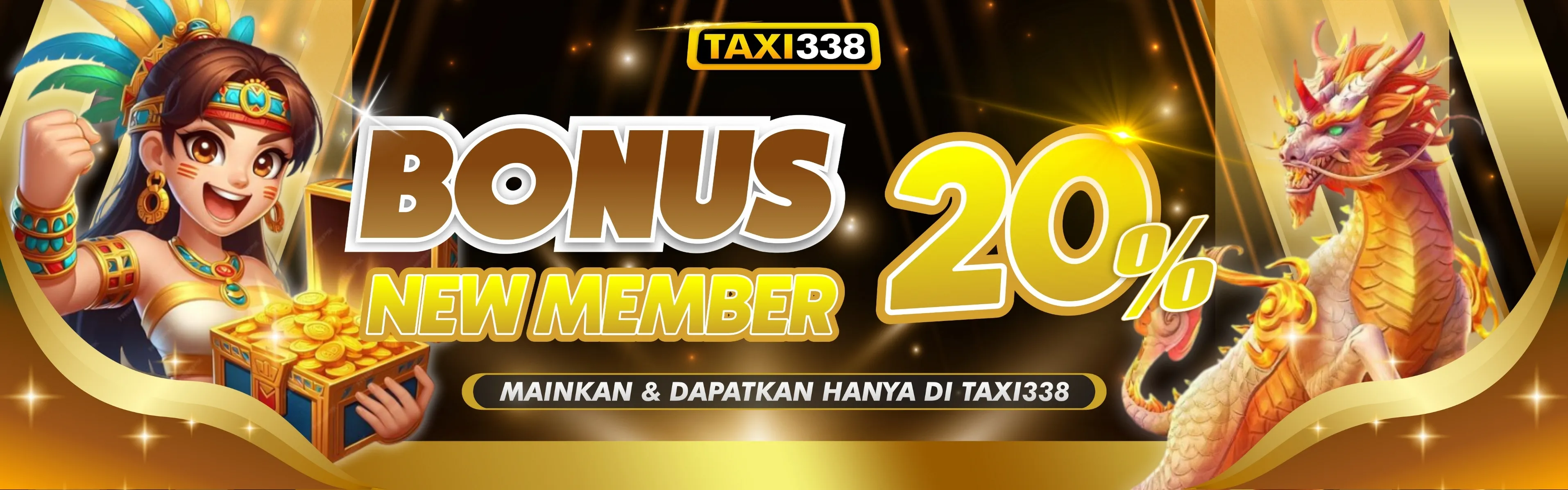 BONUS NEW MEMBER SLOT 20%